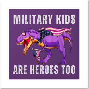 Military kids are heroes too Posters and Art